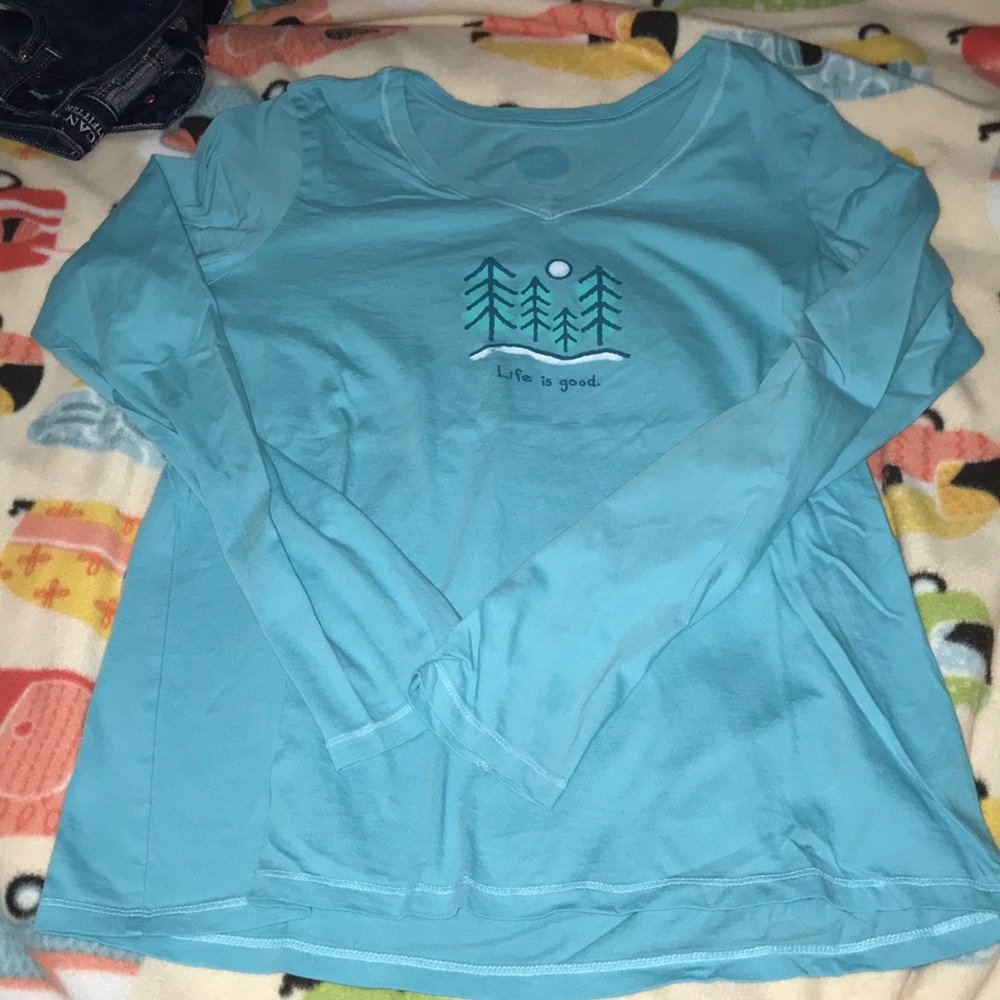 New Life Is Good Long Sleeve Crusher Tee!